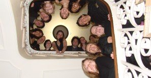 Cantores Choir group looking down